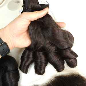 Paquetes de cabello humano rizado vietnamita Cabello virgen crudo vietnamita Paquete rizado cabello humano Magic Curly Genius trama - Product Image 6