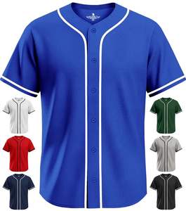 เสื้อเบสบอลโพลีเอสเตอร์แขนสั้นน้ำหนักเบา - Product Image 1