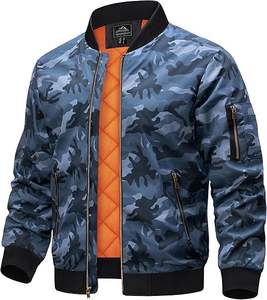 Veste coupe-vent pour homme personnalisable avec capuche, doublure rembourrée de la plus haute qualité, couleur personnalisée décontractée pour la saison hivernale, taille XL - Product Image 1