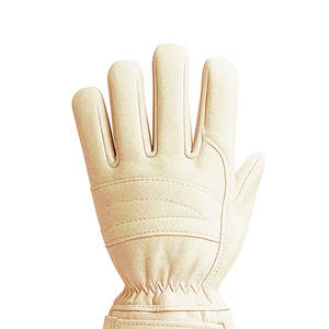 Venta al por mayor de calidad superior negro resistente al fuego guantes de seguridad de cuero de la mano de cuero de vaca guantes de cuero dividido - Product Image 4