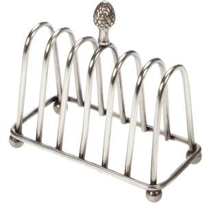 Estante para Tostadas de Acero Inoxidable Pulido de Cinco Niveles con Práctico Soporte de Almacenamiento - Product Image 1