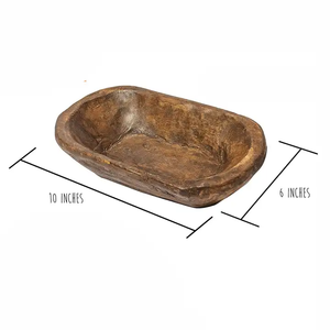 Bol en bois naturel personnalisé de la meilleure qualité bol à pâte en bois sculpté à la main pour bougeoirs lanternes et bocaux de style fermier en Inde - Product Image 1