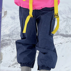 Traje de Esquí de Invierno de Diseño Nuevo Personalizado, Chaqueta y Pantalón Impermeables, Cortavientos y Transpirables, Mono de Nieve, Conjunto de Snowboard - Product Image 3