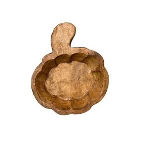 Cuenco de Madera Ecológico con Diseño de Calabaza, el Más Vendido, Rústico y Tallado, para Velas, Decorativo, Hecho a Mano en Vietnam - Product Image 4