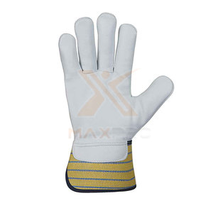 Breathable Durable Leather Made High Quality <b>Fire</b> Proof Anti-Slip Water Proof Customizable Working Gloves Cheap Price - Product Image 4