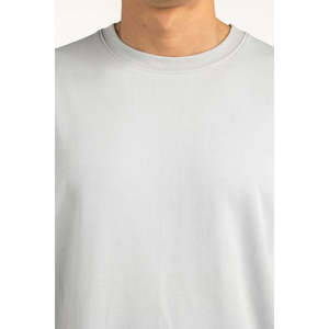 Camiseta de Hombre, Diseño Sólido, Manga Corta, Cuello Redondo, Tela Jersey, Casual, Holgada, Ecológica, 220gsm, Impresión Serigrafiada, OEM, ODM - Product Image 2