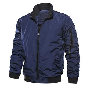 Blouson d'aviateur de qualité supérieure pour hommes, différentes couleurs disponibles, tailles personnalisées, meilleure vente de vestes coupe-vent brodées pour hommes - Product Image 5