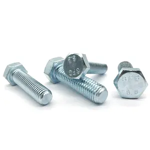 Venta caliente Tornillos hexagonales externos galvanizados y pernos de rosca completa