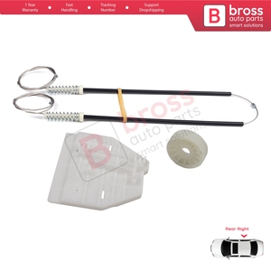 เครื่องควบคุมกระจกหน้าต่างไฟฟ้า BWR1005ชุดซ่อมแซมประตูด้านหลังขวาสำหรับ C6 A6 S6 4F 4F2 4F5 4F0839462ประตู2004-2011 4/5 - Product Image 6