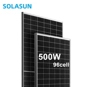 太阳能屋顶瓦黑色光伏太阳能电池板410瓦-600瓦单色和聚太阳能电池板450瓦最大功率，带TUV证书