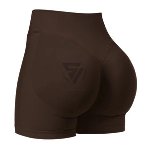Shorts de cyclisme d'été respirants et écologiques avec logo personnalisé, taille élastique, grandes tailles, meilleurs ensembles de shorts de sport pour filles - Product Image 5