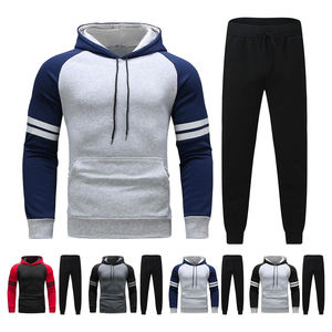Tenues de jogging en gros Ensemble d'hiver Ensemble pantalon deux pièces avec logo personnalisé Survêtement pour hommes Survêtement - Product Image 6
