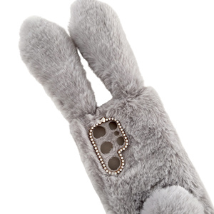 Coque en TPU avec strass en forme de lapin pour Samsung <span class=keywords><strong>Galaxy</strong></span> A10 S24 S23 <span class=keywords><strong>S22</strong></span> ultra pour iPhone 15 <span class=keywords><strong>pro</strong></span> <span class=keywords><strong>max</strong></span> plus - Product Image 1