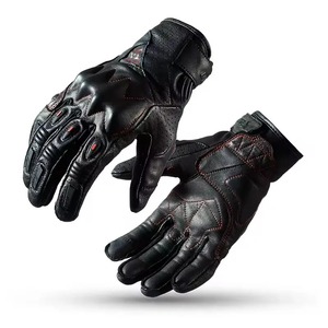 Guantes de Motocicleta Unisex de Cuero Genuino con Diseño de Logotipo Personalizado, Guantes de Carreras de Motocicleta con la Mejor Calidad de Gama Alta - Product Image 2