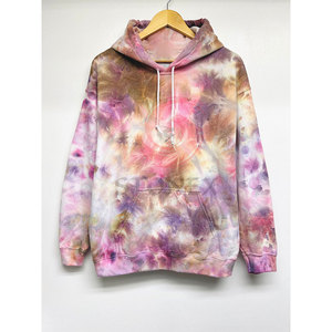 Sweat à capuche d'hiver pour hommes avec logo personnalisé-Vente en gros de haute qualité avec design tie-dye en polyester/coton - Product Image 4
