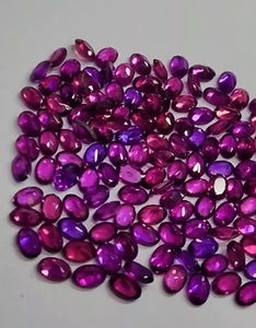 1318 piezas de granate rodolita Natural 5x3mm 6x4mm pera ovalada 3mm faceta redonda 364 Cts lote Iroc calidad de ventas corte de piedras preciosas US $168 - Product Image 3