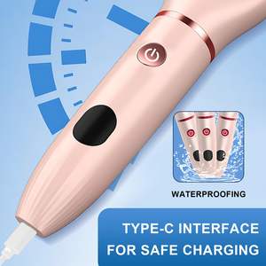 Afeitadora Eléctrica USB para Mujer, Recortadora Rotativa Facial y Corporal para Piernas y Axilas, Impermeable IPX6 con Pantalla LCD, Repuesto - Product Image 2