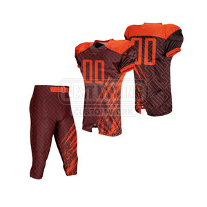 Kit completo de fútbol americano con Jersey y pantalones personalizables para uso en partidos Uniforme de fútbol americano personalizado - Product Image 2