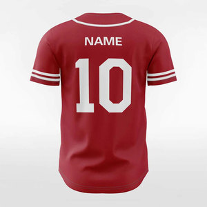Camiseta de béisbol transpirable de tamaño personalizado de talla grande hecha en poliéster impreso con técnica de sublimación en stock ropa deportiva - Product Image 3