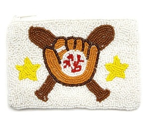 Monedero de Cuentas Estilo Boho Hecho a Mano, Bordado Completo con Cuentas de Semilla, Patrón de Estrella Pequeña, con Opciones de Diseño Personalizado - Product Image 2