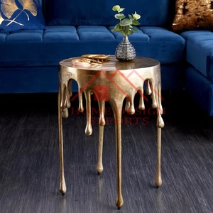 Tables d'appoint en Aluminium doré pour salon - Product Image 2