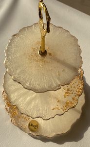 DIY ถาดผลไม้รูปทรงกลม3ชั้นแม่พิมพ์ซิลิโคนสำหรับทำมือถาดชา - Product Image 6