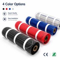 Tapis chauffant électrique sous carrelage 150W/ ㎡   Système de chauffage par le sol imperméable pour salle de bain et cuisine, sol chauffant 230V