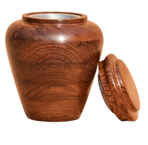 Tarro de madera de diseño exclusivo, soporte para cenizas de alta calidad, diseño de madera, urnas de cremación, acabado, tarro conmemorativo funerario - Product Image 4