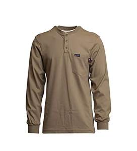 <b>Henley</b> Collar Button Placket Round Neck <b>Henley</b> Classic Fit Fashion Adult <b>Long</b> <b>Sleeve</b> <b>Men</b> Slim Casual Fit 100% Cotton Blank - Product Image 1