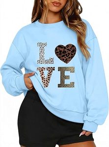Custom Logo Women's Crewneck Sweatshirt Sweat Suit <b>Set</b> Winter Long 2-Piece Oversize Sweatsuit and Shorts <b>Set</b> - Product Image 2