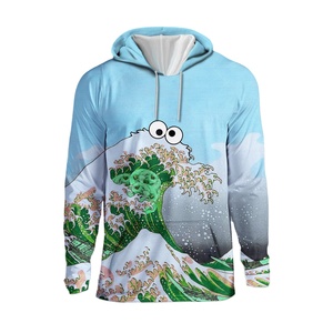 Sudaderas con capucha y sudaderas para hombre sublimación personalizada algodón/poliéster 100% empresa de fabricación sudaderas con capucha con estampado completo hombres - Product Image 1