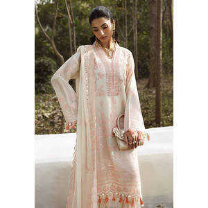 Conjunto de Traje de Algodón con Bordado de 3 Piezas para Mujer con Dupatta de Chifón Bordado LE-62002 - Product Image 6