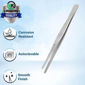 Pinzas de Cirugía General de Acero Inoxidable de Grado Médico, Instrumentos Médicos Reutilizables Personalizados - Product Image 5