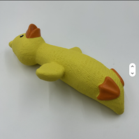 Jouet pour chien en caoutchouc latex écologique qui couine, canard jaune, interactif, à mâcher pour les animaux de compagnie de grande et moyenne taille, pour un usage quotidien
