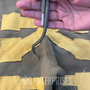 Pantalon évasé décontracté pour homme de haute qualité, en velours côtelé 100 % coton, délavé à l'acide, léger, anti-boulochage, taille élastique - Product Image 4