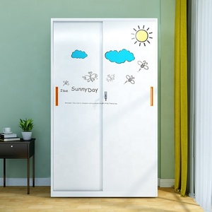 Tủ quần áo trẻ em hình hoạt hình, tủ đựng đồ bằng kim loại cho bé, thiết kế in hình hoạt hình, tủ quần áo trẻ em bằng thép - Product Image 6