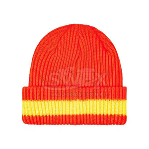 หมวกบีนนี่ผ้าฟลีซลายแจ็คการ์ดขายดี MOQ ต่ำ สำหรับผู้ใหญ่ สีตามสั่ง ดีไซน์ล่าสุด ราคาประหยัด - Product Image 1