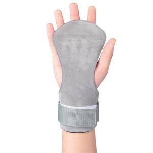 Poignées de main en cuir de vache pour l'entraînement en musculation et en gymnastique, protection de la paume, logo personnalisé disponible - Product Image 6