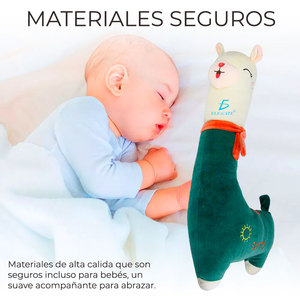 Hermoso Peluche de Llama de 65 cm, Tela de Algodón Súper Suave, Bordado con Algodón PP, Personalizable ODM para Cumpleaños - Product Image 4