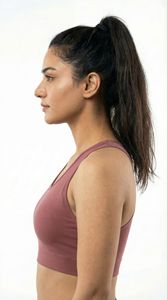 Sujetador Deportivo de Alta Sujeción para Mujer, Color Rosa Taupe, Sin Costuras, Compresión, Gimnasio, Fitness, Yoga, Ropa Deportiva, Sujetador Personalizado OEM - Product Image 3