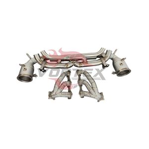 Sistema de Escape con Silenciador Catback de Acero Inoxidable OEM de Vortex Factory para Porsche 992 (2020-) con Colector y Tubo de Bajada - Product Image 4