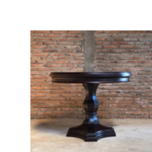 Table basse en acajou massif, table centrale élégante pour salon de luxe et mobilier de salon d'hôtel - Product Image 1