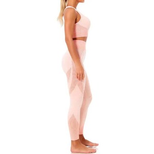Conjunto de compresión para mujer de alto rango, ropa deportiva para entrenamiento, conjuntos de Yoga, ropa activa, conjunto de Yoga de compresión transpirable con su propio logotipo - Product Image 3