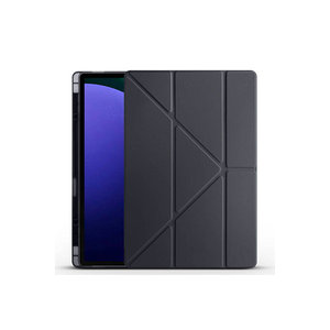Étui de protection intelligent noir Netzy pour Galaxy Tab S10 Ultra, avec compartiment pour stylet et support pliable, offre une protection de qualité supérieure - Product Image 2
