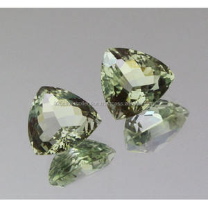 พลอยอเมทิสต์สีเขียวธรรมชาติทรงเว้าตัดเป็นล้านล้านชิ้นหินอเมทิสต์แบบหลวม - Product Image 4