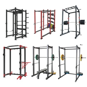 Rack à Squats Professionnel VIGFIT avec Câbles et Accessoire <span class=keywords><strong>Landmine</strong></span> pour Studio de Gym, Entraînement Multifonctionnel de Force Fonctionnelle - Product Image 2