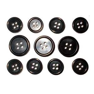 Súper tendencia ecológica auténtica hecha a mano cuerno de buey búfalo botones de palanca para chaquetas suéteres Blazer ropa - Product Image 5