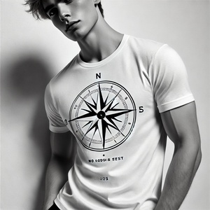 Camisetas Personalizadas al por Mayor para Hombre, Camisetas Lisas de Alta Calidad con Impresión OEM, 100% Algodón, Manga Corta, Corte Regular, Transpirables - Product Image 3