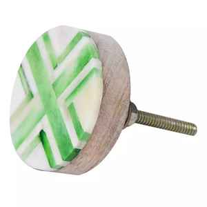 Pomo de puerta de madera moderno con hueso de forma única para baño sala de estar al aire libre Hotel y Hospital directo de la India - Product Image 3