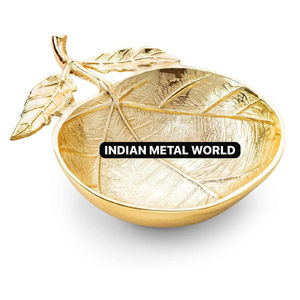 Cuenco elegante para servir chocolate de metal martillado, cuenco de metal de la mejor calidad para accesorios de boda de gran venta, precio bajo ecológico - Product Image 3